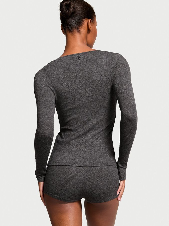 Комплект з шортиками Ribbed Modal Set Victoria's Secret
