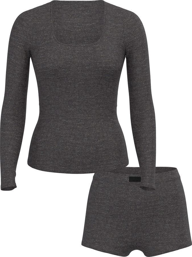 Комплект з шортиками Ribbed Modal Set Victoria's Secret